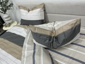 Постільна білизна Ecotton Твіл-сатин Сімейний комплект дві підковдри 20004 AB