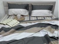 Постельное белье Ecotton Твил-сатин Семейный комплект два пододеяльника 20004 AB