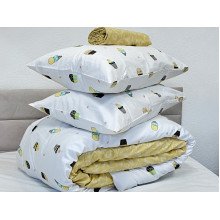 Постельное белье Ecotton Твил-сатин Двуспальный комплект 24310 A