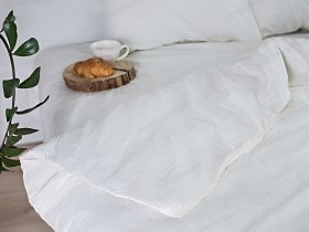 Постільна білизна Ecotton Твіл-сатин Євро комплект Білий 20-0709