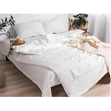 Постельное белье Ecotton Твил-сатин Евро комплект Белый 20-0709