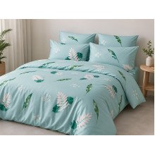 Bedding Set Ecotton Twill Satin Family Set Two Duvet Covers 148 A