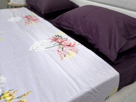 Постельное белье Ecotton Твил-сатин Двуспальный комплект 20096 AВ