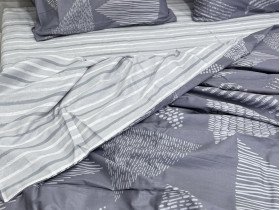 Постільна білизна Ecotton Твіл-сатин Сімейний комплект дві підковдри 21203 AВ
