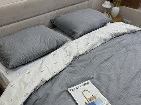 Постільна білизна Ecotton Твіл-сатин Сімейний комплект дві підковдри 21205 AВ