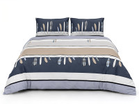 Bedding Set Ecotton Twill Satin Double Set 21212 A