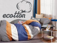 Постільна білизна Ecotton Твіл-сатин Сімейний комплект дві підковдри 21215 AВ