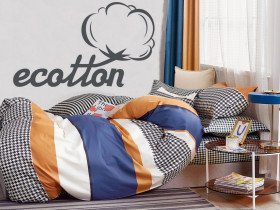 Постільна білизна Ecotton Твіл-сатин Полуторний комплект 21215 AВ