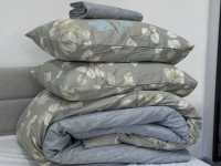 Постільна білизна Ecotton Твіл-сатин Сімейний комплект дві підковдри 24304 AB