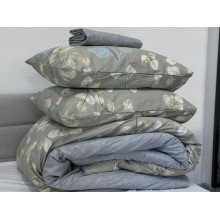 Постільна білизна Ecotton Твіл-сатин Сімейний комплект дві підковдри 24304 AB