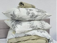 Постільна білизна Ecotton Твіл-сатин Сімейний комплект дві підковдри 24305 AB