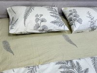 Постільна білизна Ecotton Твіл-сатин Сімейний комплект дві підковдри 24305 AB