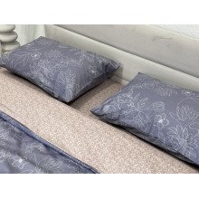 Постільна білизна Ecotton Твіл-сатин Сімейний комплект дві підковдри 24306 AB