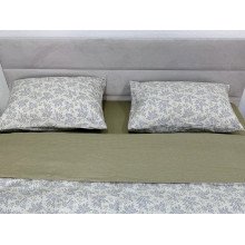 Постільна білизна Ecotton Твіл-сатин Сімейний комплект дві підковдри 24308 AB