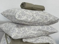 Постільна білизна Ecotton Твіл-сатин Двоспальний комплект 24308 AB