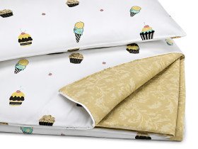 Постільна білизна Ecotton Твіл-сатин Двоспальний комплект 24310 AB