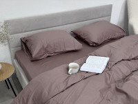 Постельное белье Ecotton Твил-сатин Двуспальный комплект Shifting Sand Stucco