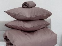 Постельное белье Ecotton Твил-сатин Двуспальный комплект Shifting Sand Stucco