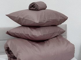 Постельное белье Ecotton Твил-сатин Полуторный комплект Shifting Sand Stucco