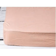 Простирадло на резинці 200x200 Ecotton Бязь Кава 603
