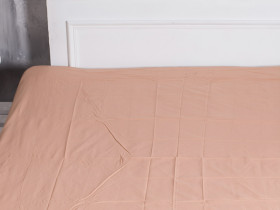 Простынь на резинке 200x200 Ecotton Бязь Кофе 603