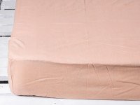 Простирадло на резинці 200x200 Ecotton Бязь Кава 603