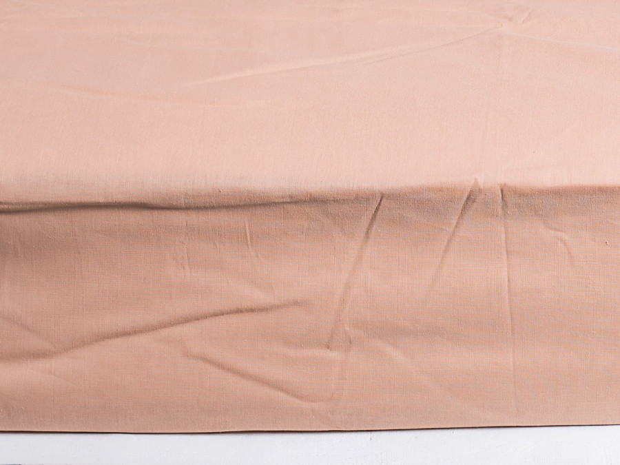 Простынь на резинке 200x200 Ecotton Бязь Кофе 603