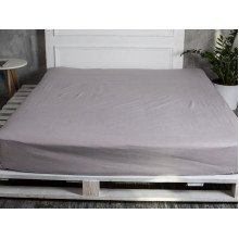 Простынь на резинке 200x200 Ecotton Бязь Кварц 616