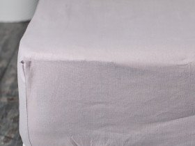 Простирадло на резинці 200x200 Ecotton Бязь Кварц 616