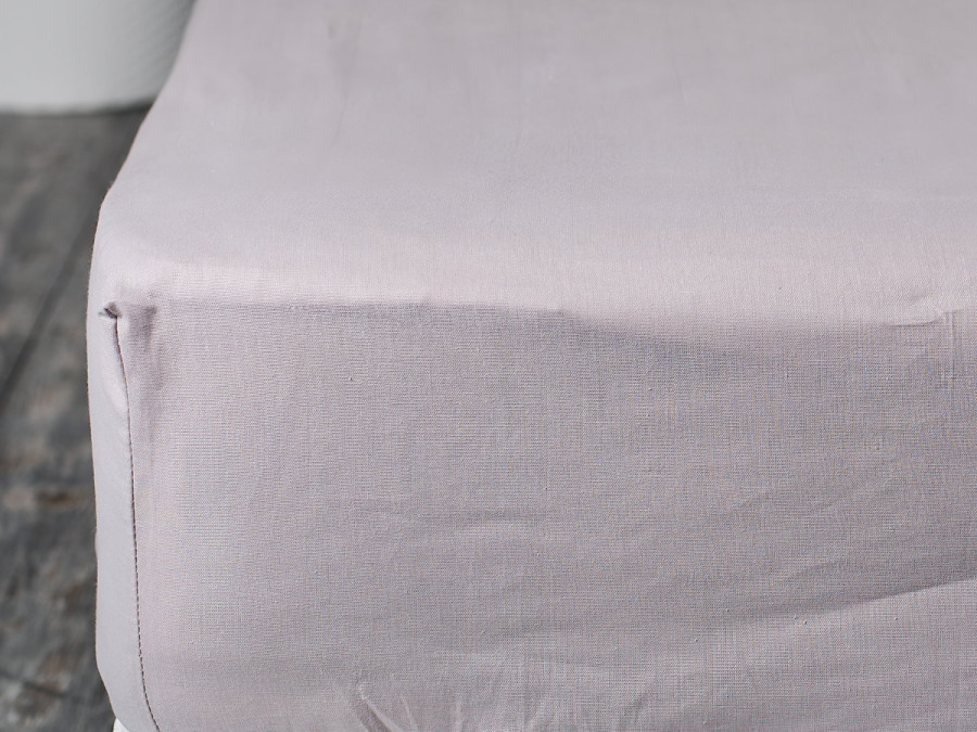Простынь на резинке 200x200 Ecotton Бязь Кварц 616
