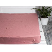 Простынь на резинке 200x200 Ecotton Бязь Мокко 871