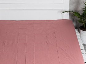 Простынь на резинке 200x200 Ecotton Бязь Мокко 871