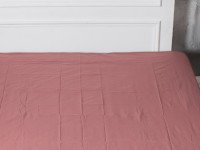 Простынь на резинке 200x200 Ecotton Бязь Мокко 871