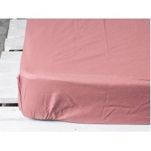 Простынь на резинке 200x200 Ecotton Бязь Мокко 871