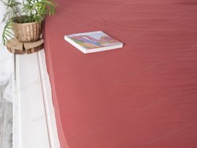 Простынь на резинке 180x200 Ecotton Бязь Премиум Marsala 00-0237