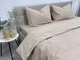 Простынь на резинке 90x200 Ecotton Фланель Бежевый SB-122