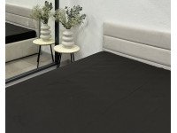Простынь на резинке 180x200 Ecotton Фланель Черный SB-184