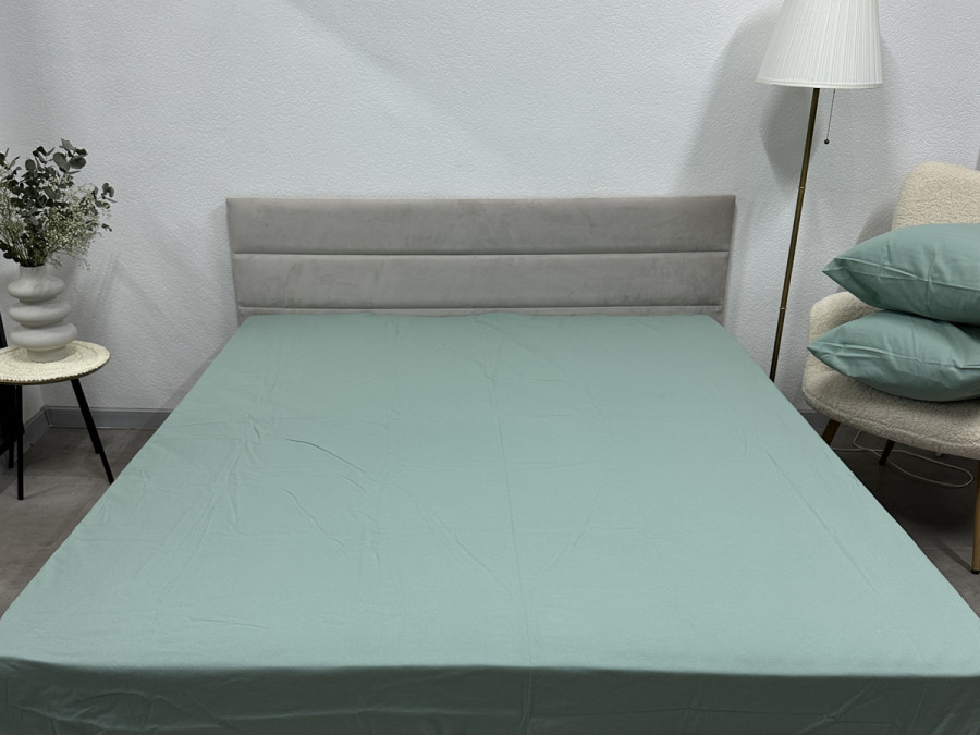 Простынь на резинке 180x200 Ecotton Фланель Mint SB-200