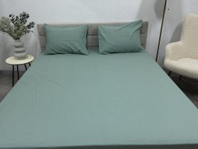 Простынь на резинке 180x200 Ecotton Фланель Mint SB-200
