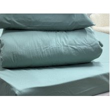 Простирадло на резинці 160x200 Ecotton Фланель Mint SB-200