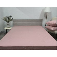Простирадло на резинці 90x200 Ecotton Фланель Рожевий SB-153