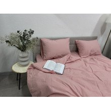Простирадло на резинці 90x200 Ecotton Фланель Рожевий SB-153