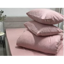Простирадло на резинці 90x200 Ecotton Фланель Рожевий SB-153