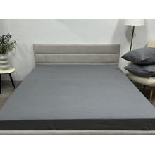 Простирадло на резинці 90x200 Ecotton Фланель Сірий SB-148