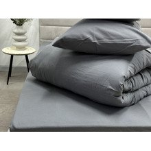 Простынь на резинке 140x200 Ecotton Фланель Серый SB-148