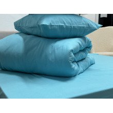Простынь на резинке 90x200 Ecotton Фланель Sky Blue SB-134