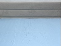 Простирадло на резинці 180x200 Ecotton Полісатин Блакитний