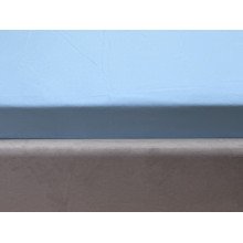 Простирадло на резинці 160x200 Ecotton Полісатин Блакитний
