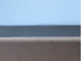 Простынь на резинке 160x200 Ecotton Полисатин Голубой