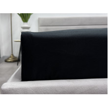 Простынь на резинке 160x200 Ecotton Полисатин Черный